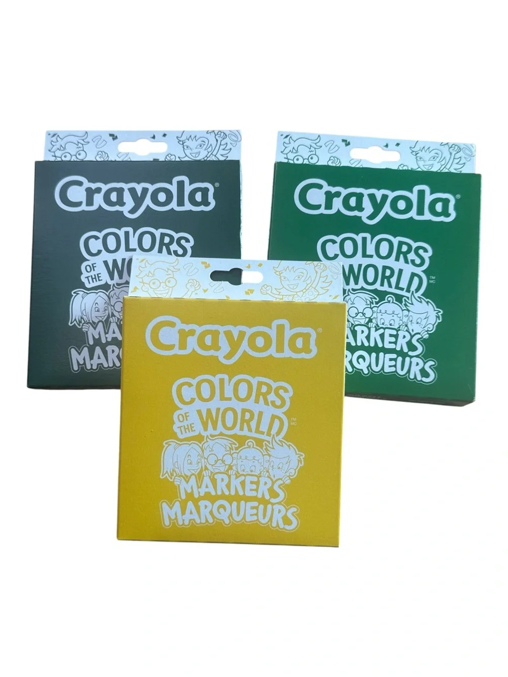 Crayola Colors of the World Markers 24 Count Broad Line Multicultural NEW